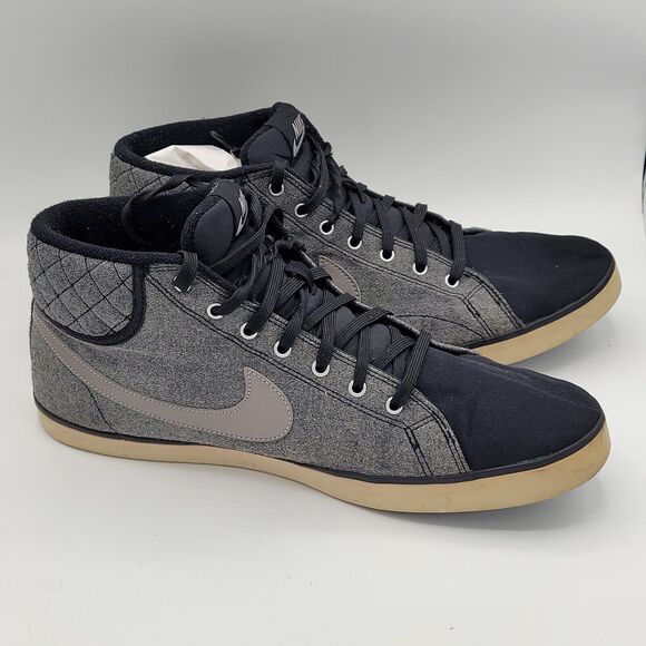 Nike Eastham Mid TxT Mens Size 12 Black Gray - Picture 3 of 8